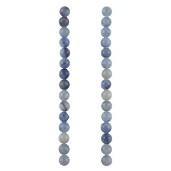 Blue Aventurine Round Beads, 8mm by Bead Landing&trade; {4}