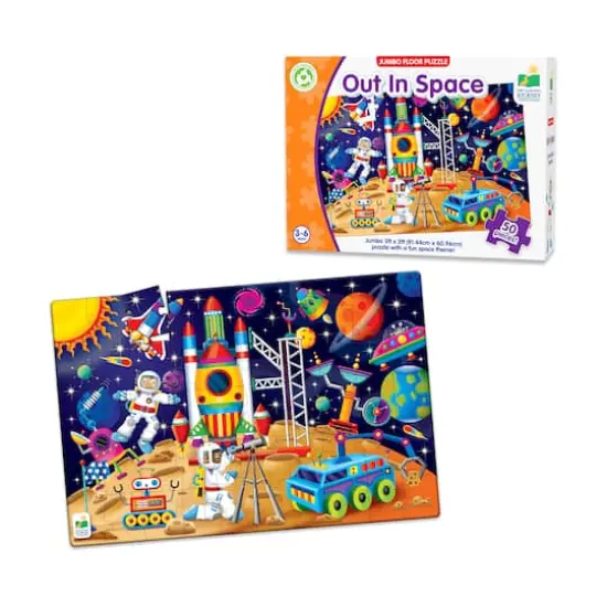 Jumbo Floor Puzzle - Out In Space: 50 Pcs {4}