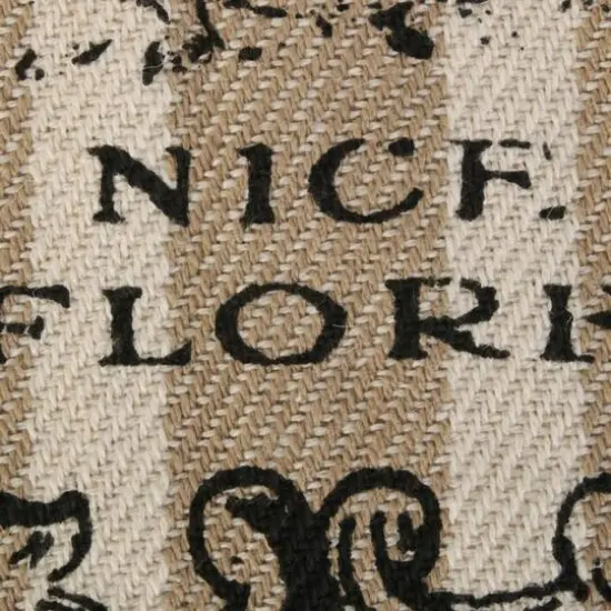 DII&reg; French Grain Sack Printed Throw {5}