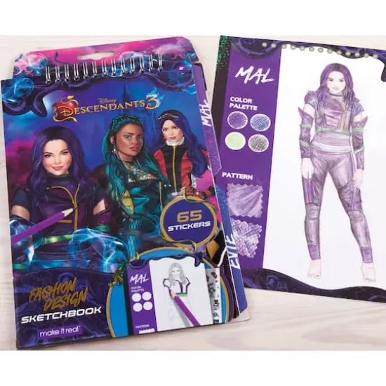 Make It Real™ Disney® Descendants 3 Fashion Design Tracing Light Table Set {4}