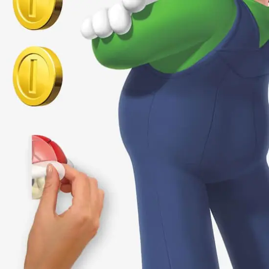 RoomMates Super Mario Luigi & Mario Giant Peel & Stick Wall Decals {5}