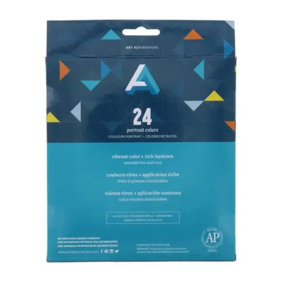 Art Alternatives Artist Soft Pastel 24 Color Set, Portrait {3}