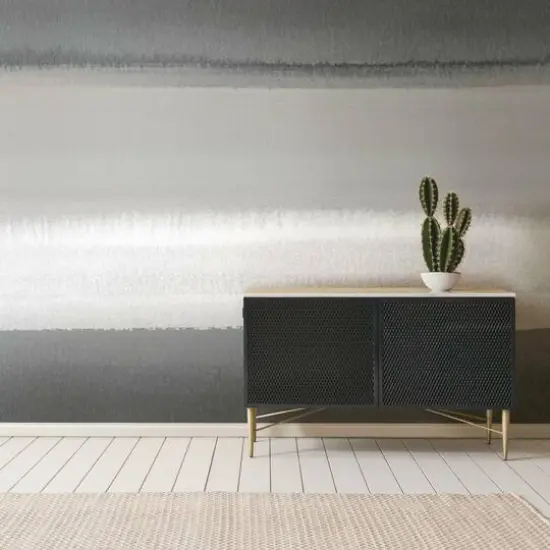 RoomMates Watercolor Horizon Peel & Stick Wallpaper Mural Taupe/Gray {5}