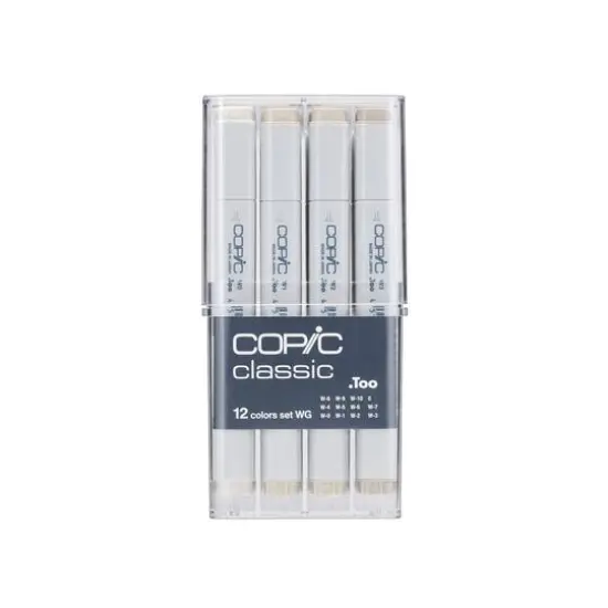 Copic&reg; Warm Gray 12 Color Classic Marker Set {1}