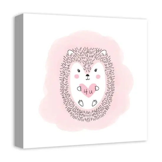 Love Hedgehog Canvas Wall Art {3}