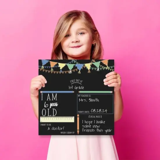 RoomMates Last or First Day of School Banner Double-Sided Chalkboard {4}