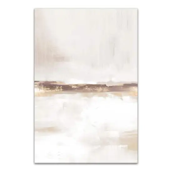 Golden Brown Horizon 24" x 36" Canvas Wall Art {1}