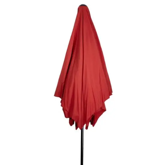 8.85ft. Outdoor Patio Lotus Umbrella Terracotta {5}
