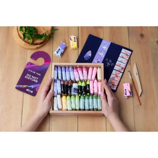 OKTO DIY Wood & Craft Inspiration Flowers Clay Kit {9}