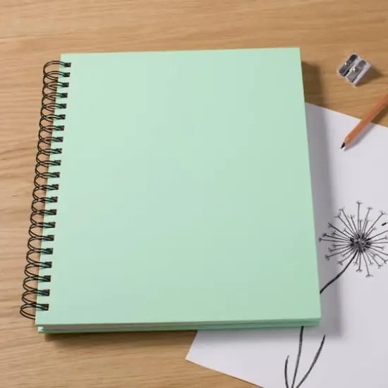 8.5" x 11" Mint Spiral Sketchbook by Artist's Loft&trade; {4}