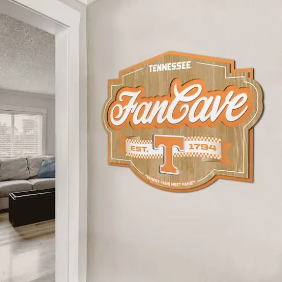 NCAA Fan Cave Sign Tennessee Volunteers {5}