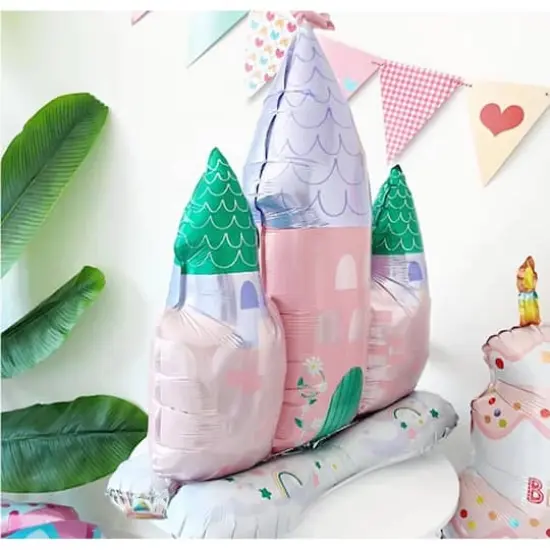 3ft. Fairy Castle Standing Foil Balloon Decoration {3}