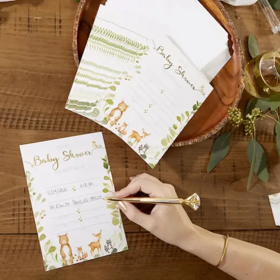 Kate Aspen&reg; Woodland Baby Shower Invitation & Thank You Card Bundle {3}