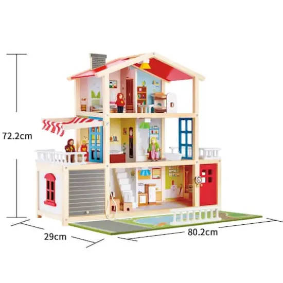 Hape Family Mansion Dollhouse Playset {4}