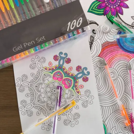 Toy Time Assorted Color Gel Pen Set, 100ct. {5}