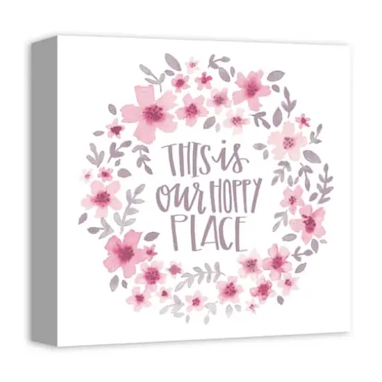 This is Our Hoppy Place Canvas Art {3}