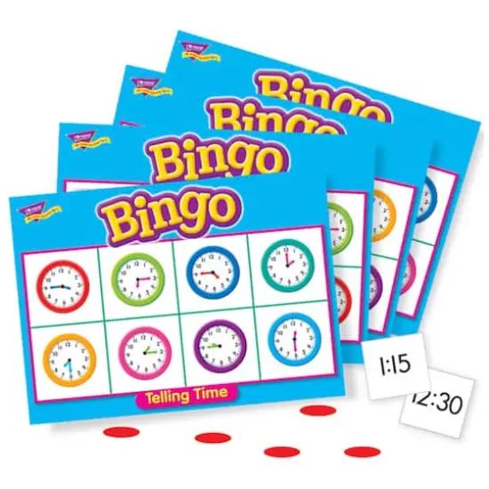 Trend Enterprises&reg; Telling Time Bingo {3}