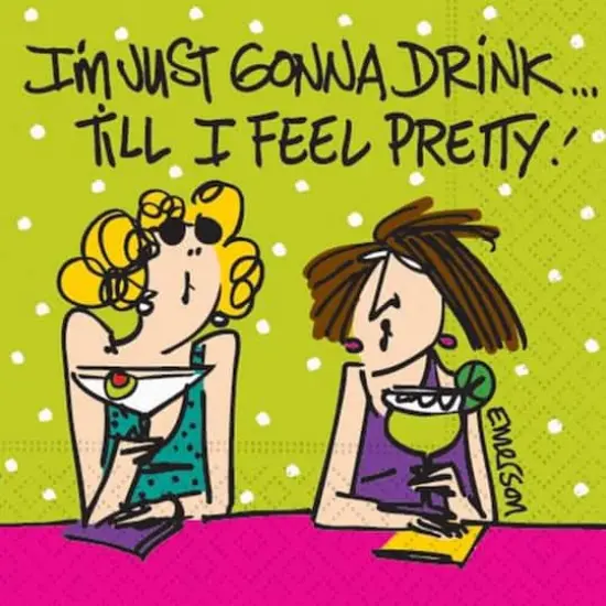 JAM Paper Feel Pretty Cocktail Napkins, 40ct. {1}