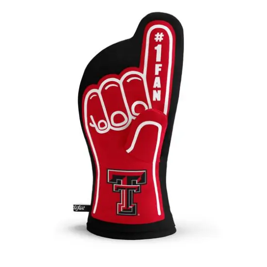 Quilted No.1 Oven Mitt Texas Tech Red Raiders {1}