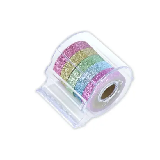 Pastel Glitter Crafting Tape & Dispenser Set by Recollections&trade; {5}