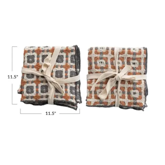 Hello Honey&reg; Cotton Dobby Dish Cloths with Pattern Set {3}