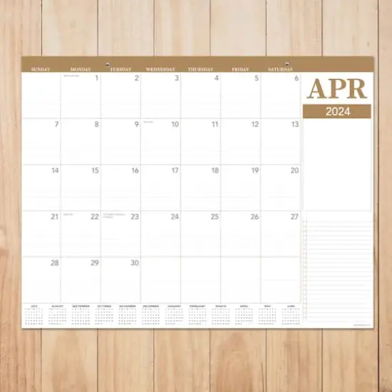 TF Publishing 2024 Professional Medium Desk Pad Monthly Blotter Calendar {5}