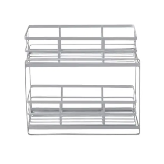 Honey Can Do White Kitchen Counter Organizer with Drawers {9}