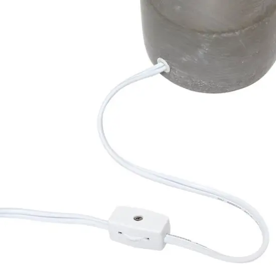 Simple Designs Mini Bocksbeutal Ceramic Table Lamp Gray {9}