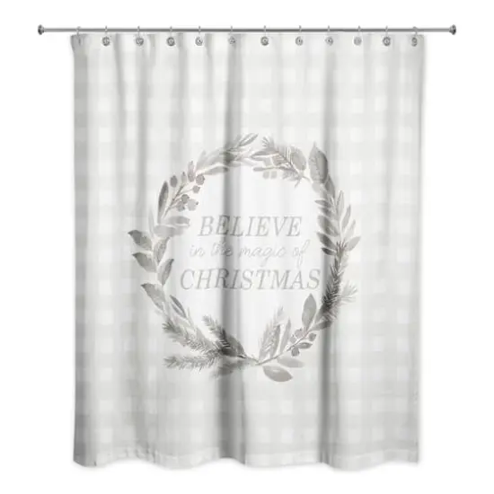 Believe in the Magic of Christmas Shower Curtain {1}