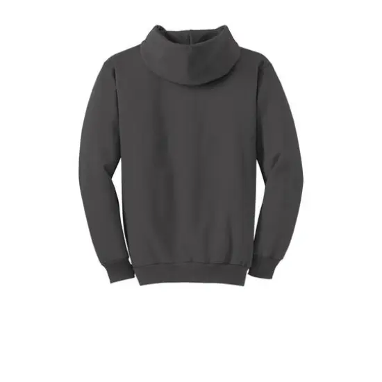 Port & Company&reg; Tall Essential Fleece Pullover Hooded Sweatshirt Charcoal {5}