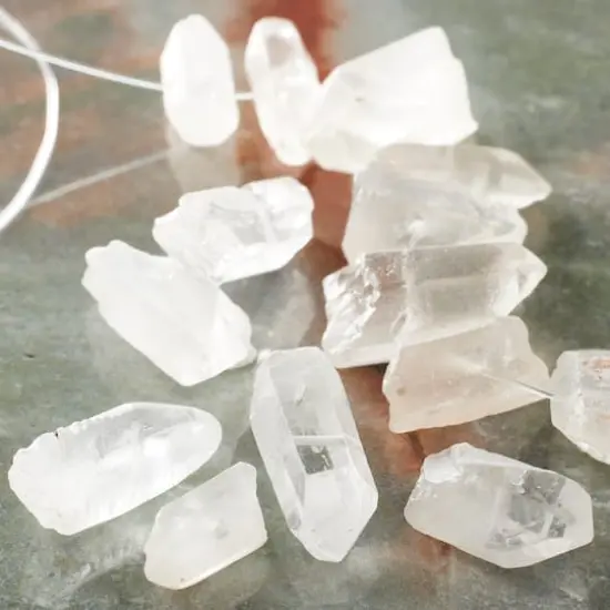 Clear Crystal Chunk Beads by Bead Landing&trade; {3}