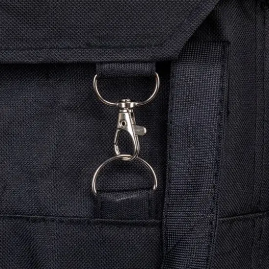 Household Essentials 30.5" Black Rolling Laundry Hamper {7}