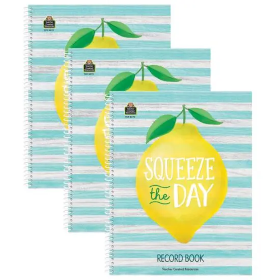 Teacher Created Resources Lemon Zest Record Book, 3ct. {1}