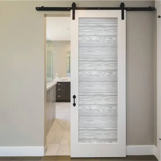 RoomMates Raised Shiplap Peel & Stick Wallpaper Dark Gray {5}