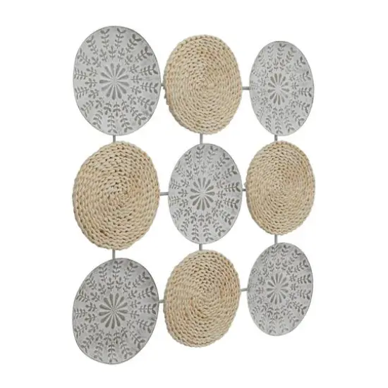 Grey Modern Abstract Wall Decor, 31" x 1" x 31" {3}