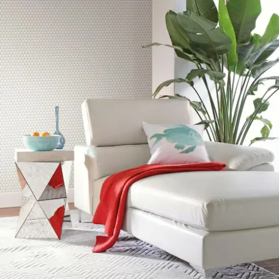 RoomMates 3D Petite Hexagons Peel & Stick Wallpaper Beige {4}