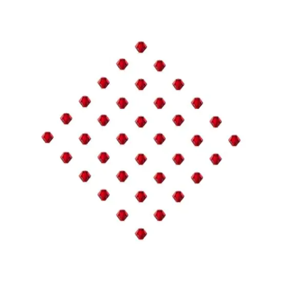 John Bead Preciosa 6mm Czech Crystal Rondelle Beads, 36ct. Siam {4}