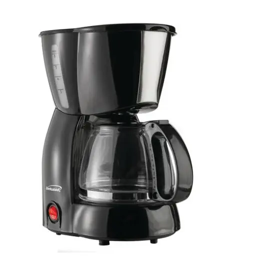 Brentwood 4-Cup Black Coffee Maker {4}