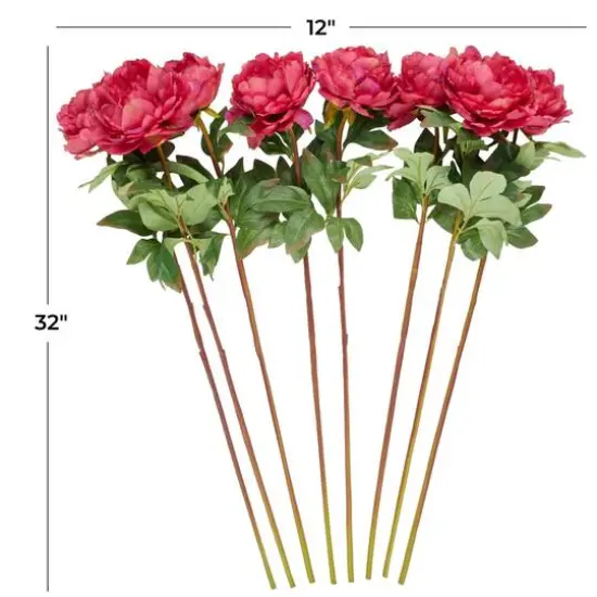 32" Pink Peony Artificial Flower Stem, 8ct. {8}