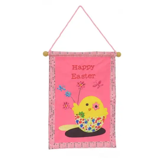 18'' Pink Happy Easter Banner {1}