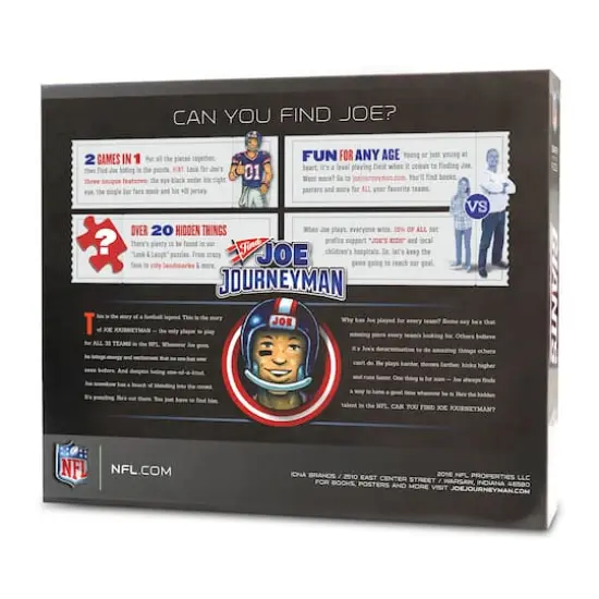 Joe Journeyman NFL 500 Piece Jigsaw Puzzle New York Giants {4}