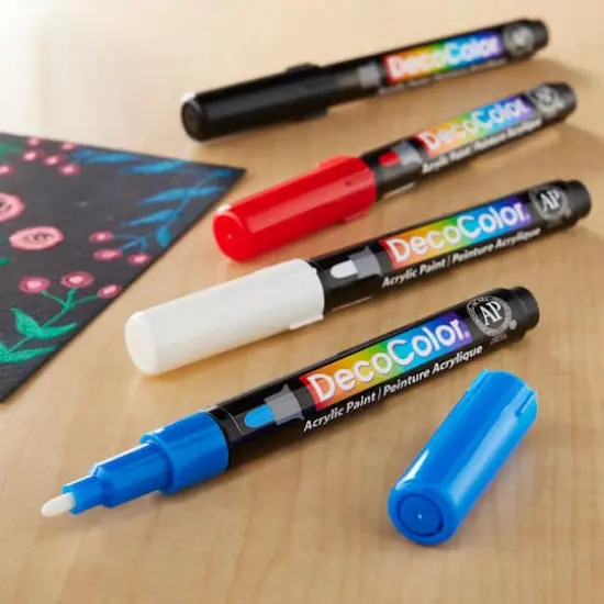 DecoColor&reg; Fine Tip Acrylic Paint Pen Marker Set {3}