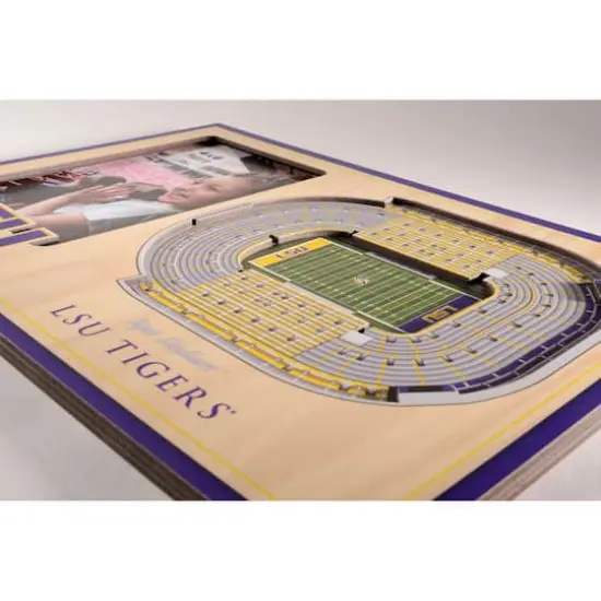College Football 3D StadiumViews Picture Frame LSU Tigers {5}