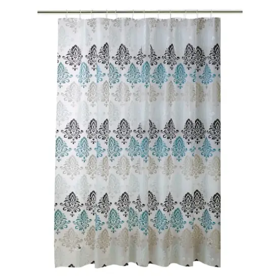 Bath Bliss Paisley Design Shower Curtain {1}