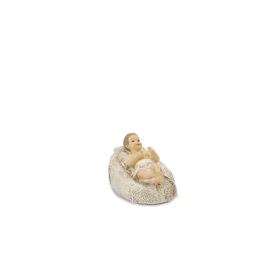 Glitter Finished Holy Family Nativity Figurines Set {4}