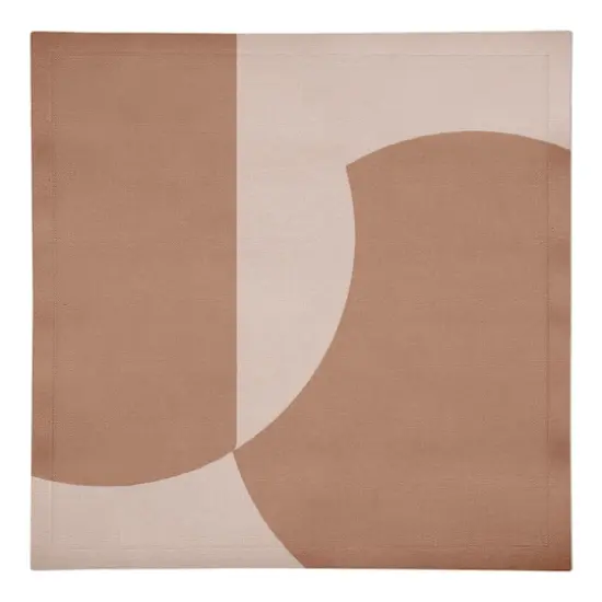 Circle Cut Out 10" x 10" Cotton Twill Napkin {1}