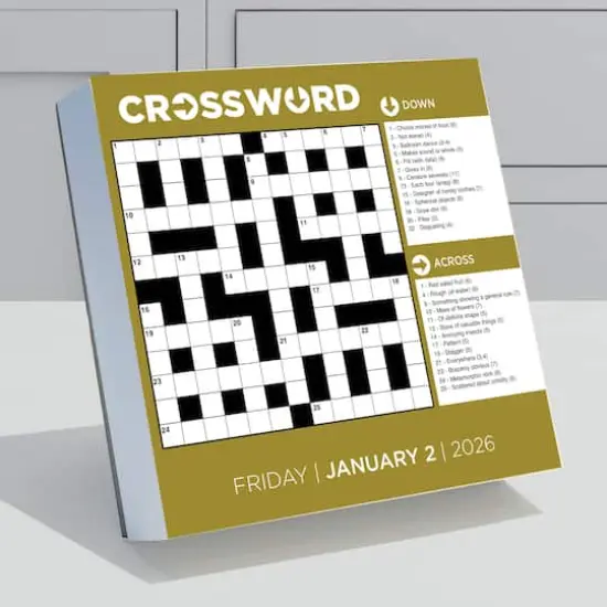 2026 Daily Word Puzzle Daily Desktop Calendar {3}