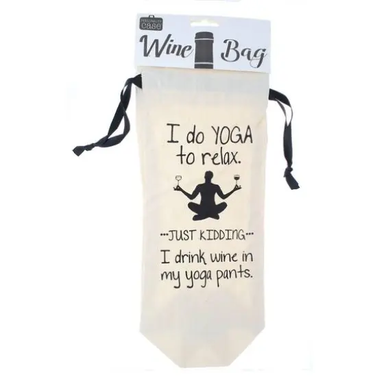 Personality Case&trade; Yoga Pants Canvas Wine Bag {4}