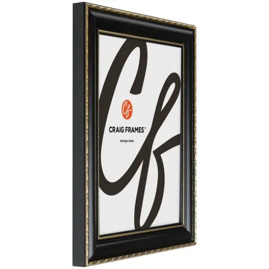 Craig Frames Victoria Black & Gold Picture Frame {3}