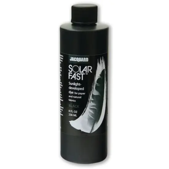 Jacquard Black SolarFast&trade; Dye, 8oz. {1}